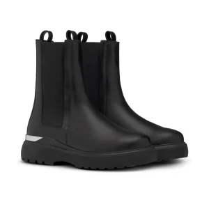 Rosemary^Mallet Rosemary Black Silver Boot Womens Triple Black